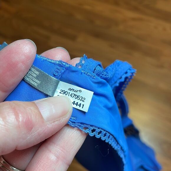 New! Aerie Harper Periwinkle Lace back underwire Bra - Picture 8 of 8